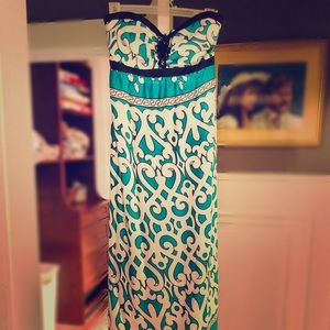 Bcbg silk maxi dress